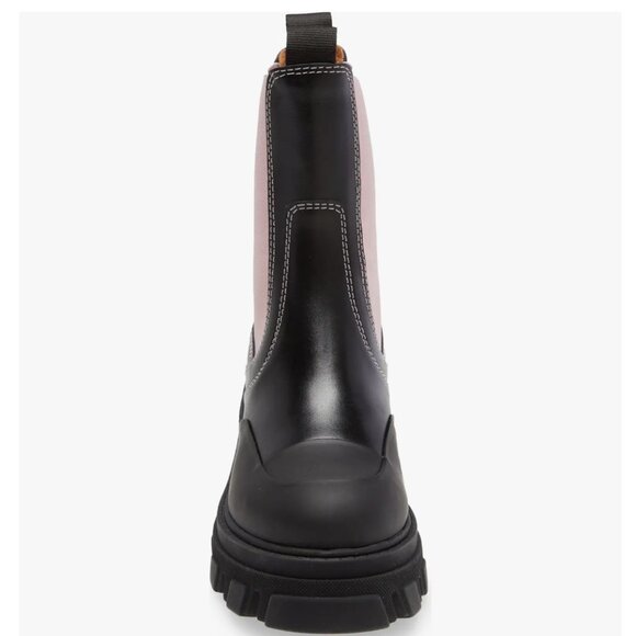 Ganni Platform Chelsea Boot NWT Black & Pink Size 11 NWT - Picture 4 of 8